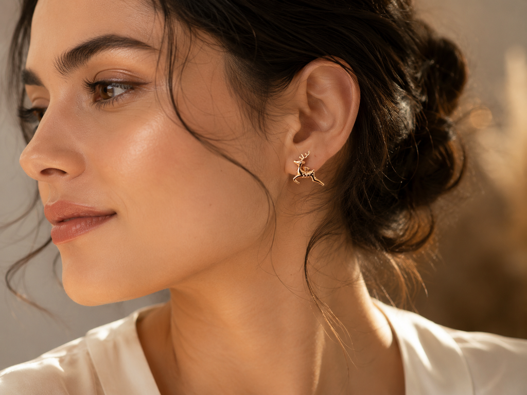 Reindeer earrings