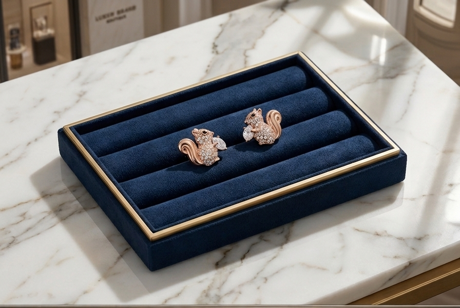Squirrel stud earrings for women
